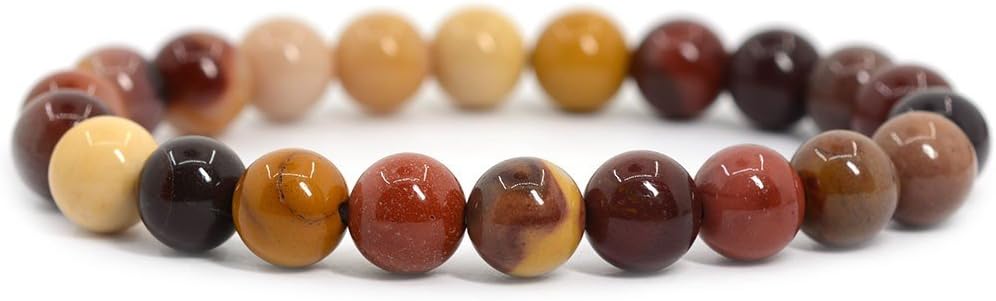 Brățară Mookaite Natural TAROTERA® 8mm + Piatra Brută de Mookaite: Vitalitate, Încredere și Legătură cu Trecutul Ancestral