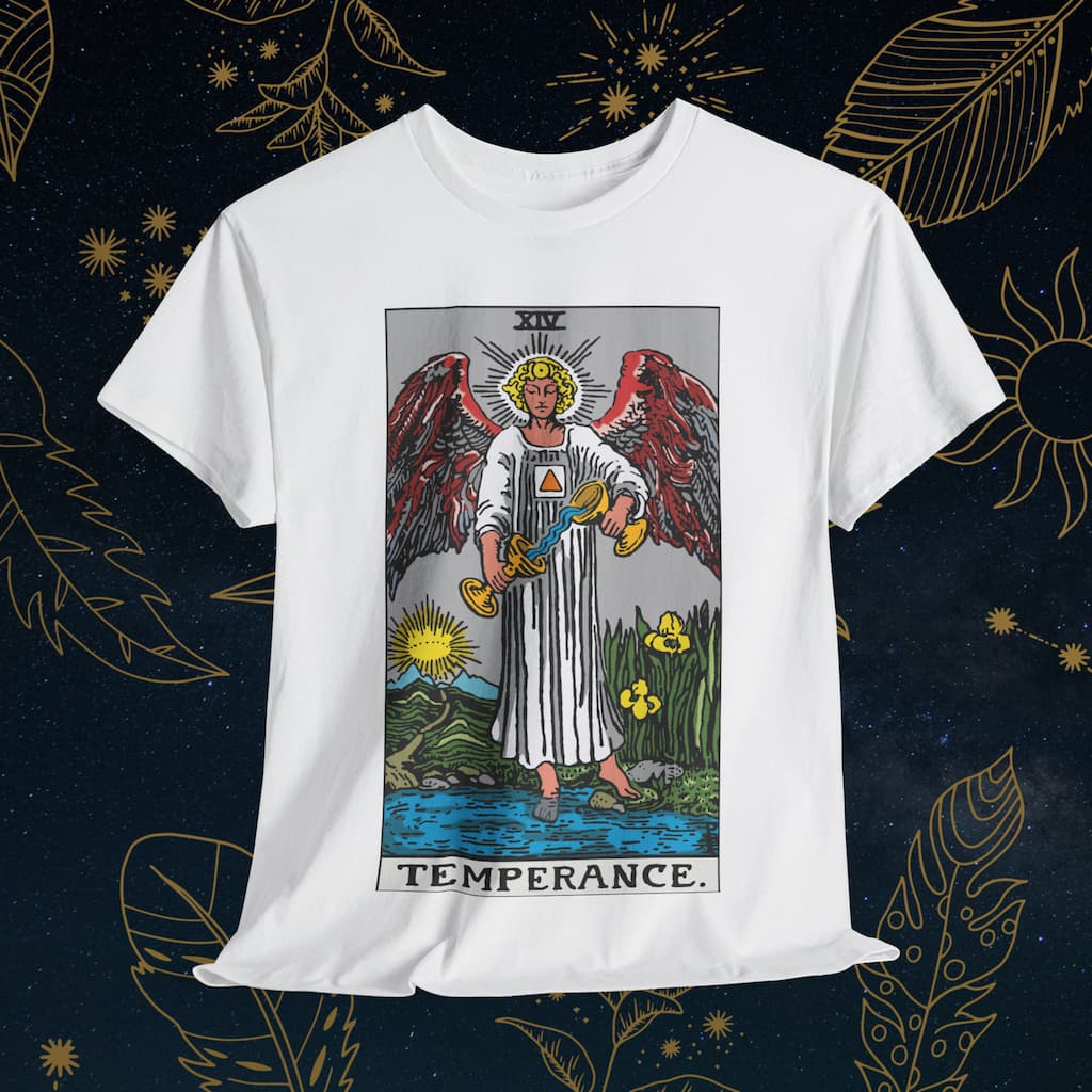 ✨ Tricou Unisex Tarotera® Temperance: Confort & Calitate