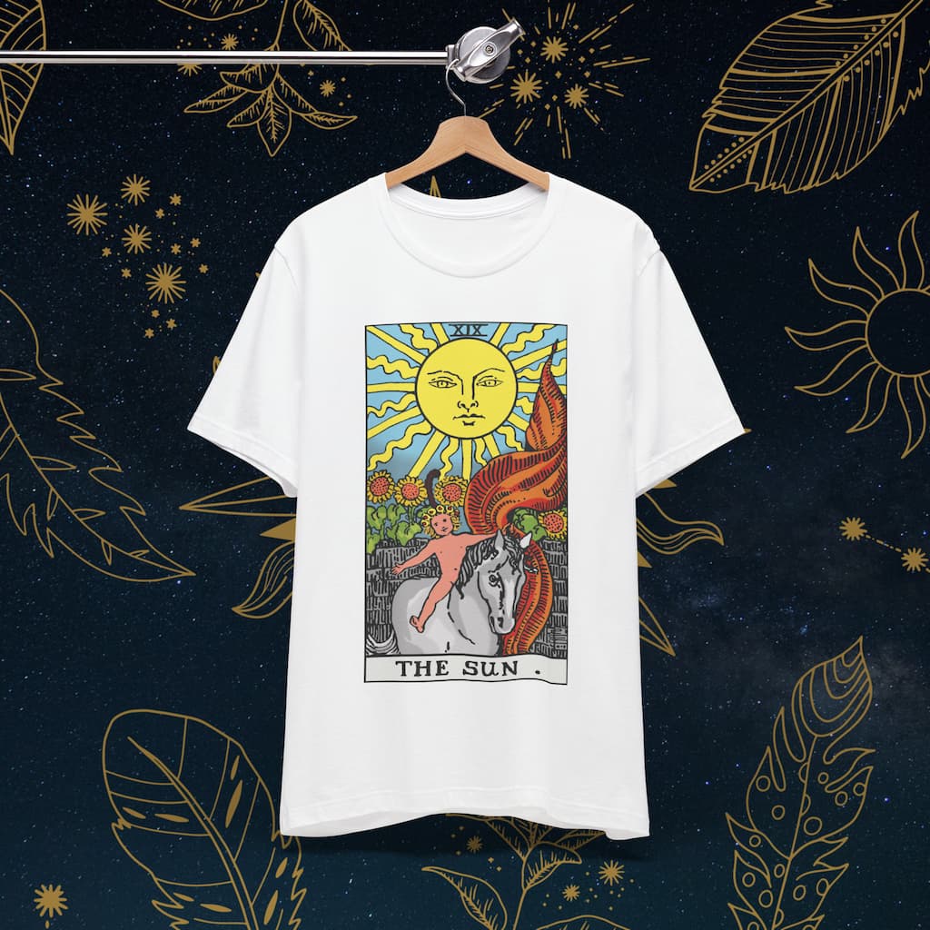 ✨ Tricou Unisex Tarotera® The Sun: Confort & Calitate