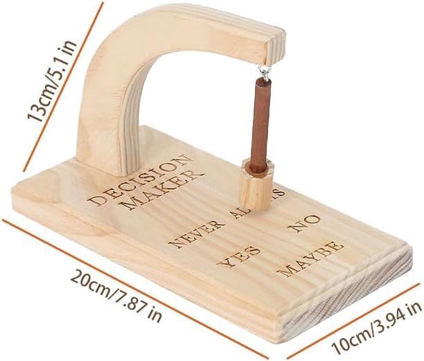 Pendulul Decizional din Lemn - Alegerea Perfectă pentru Răspunsuri Rapide la Întrebările Vieții