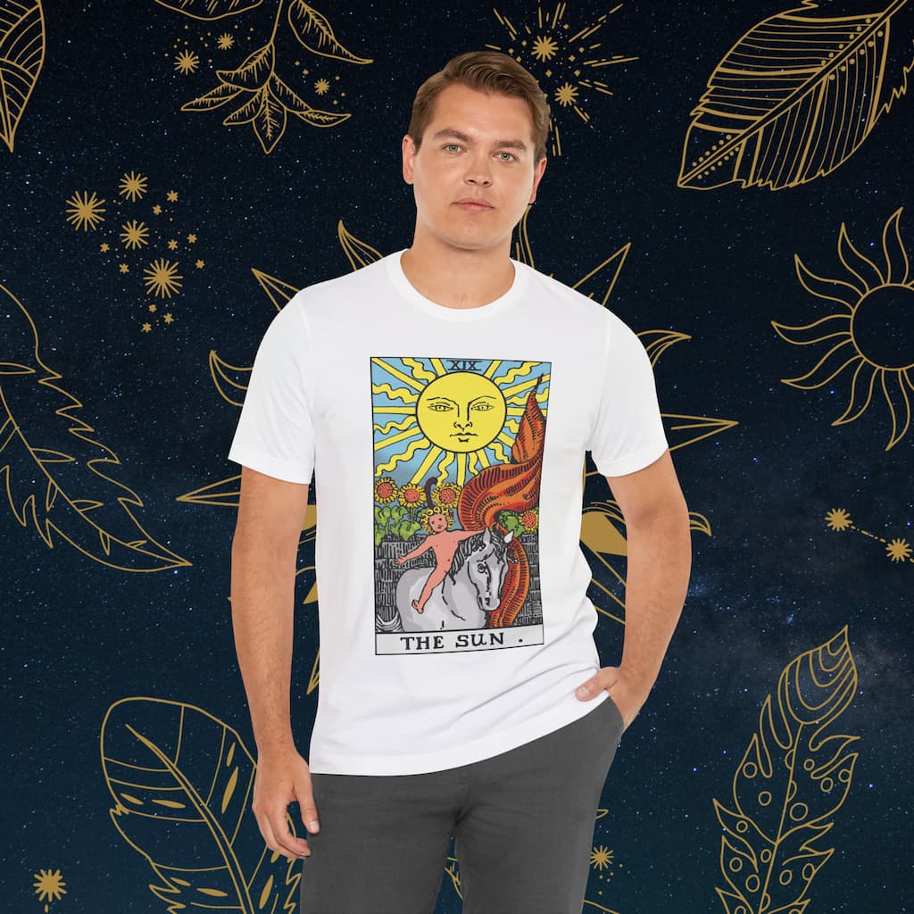 ✨ Tricou Unisex Tarotera® The Sun: Confort & Calitate