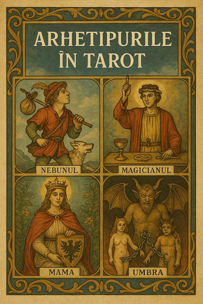 🌙 Arhetipurile lui Jung în tarot: conexiuni pe care nu ți le-a spus nimeni