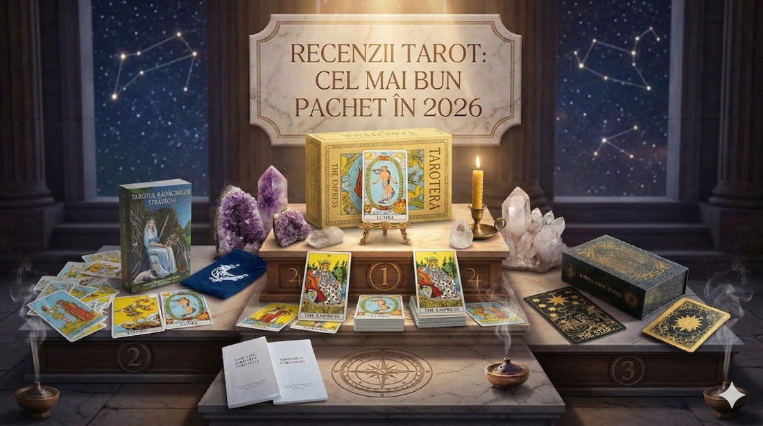 Cele mai bune pachete de tarot în 2026 – Rider-Waite, Tarotera Golden și Tarotul Rădăcinilor Străvech
