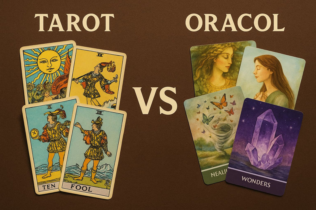 🔮 Tarot vs. Oracol: Care este diferența și ce este mai potrivit pentru tine?