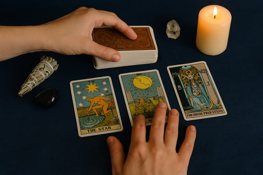 🔮 Cum să te conectezi/reconectezi cu pachetul tău de tarot – Ghid complet pentru armonie și claritate interioară