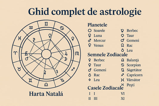 🌙Ghid complet de astrologie: cum să înțelegi harta natală/astrograma, planetele și casele zodiacale