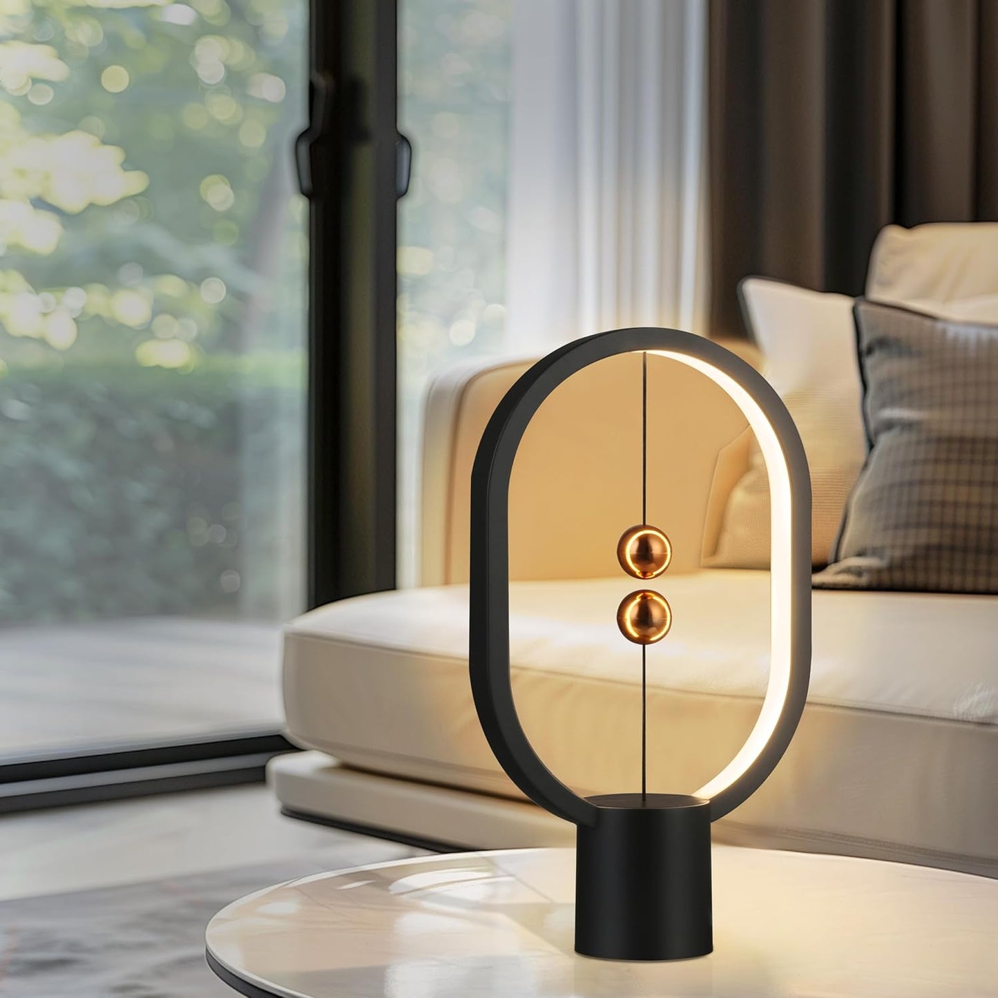 💡 Lampa Magnetică Levitantă – Design Inovator - Lumină Ambientală Elegantă