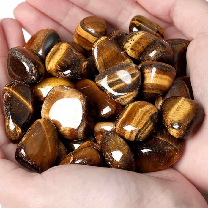 Brățară Tiger Eye Natural TAROTERA® 8mm + Piatra Brută Tiger Eye: Curaj, Protecție și Putere Personală