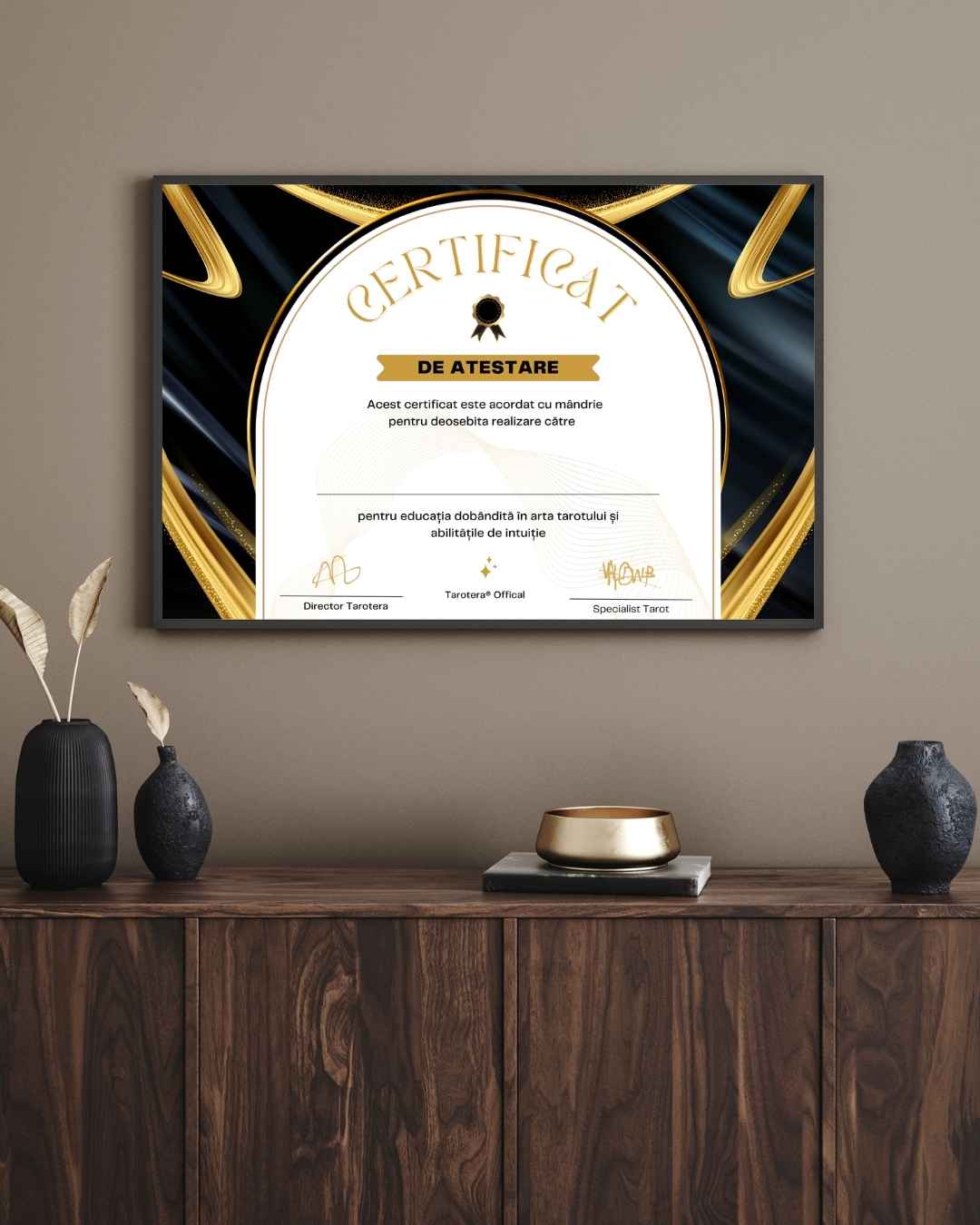 Certificare Arta Tarotului & Abilități Intuiție