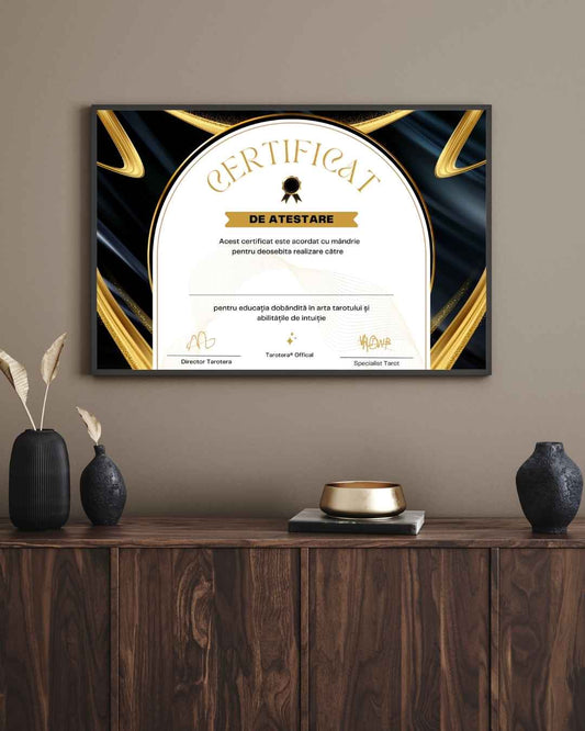 Certificare Arta Tarotului & Abilități Intuiție