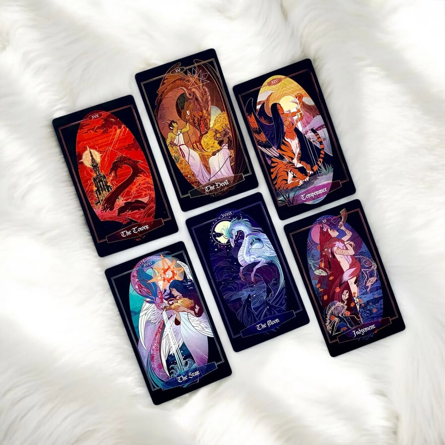Children of Litha Tarot – Set Tarot 12x7 cm 78 Cărți Fermecate