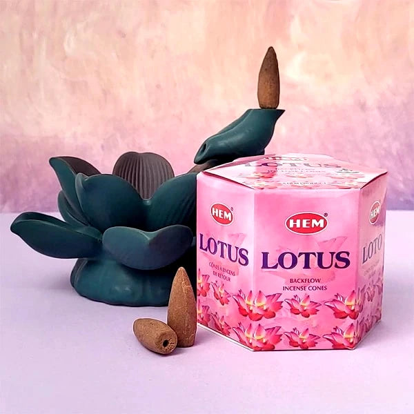 Fântână de Fum Backflow + Set Cadou 40 de Conuri Parfumate – Cascadă Aromatică pentru Relaxare și Feng Shui