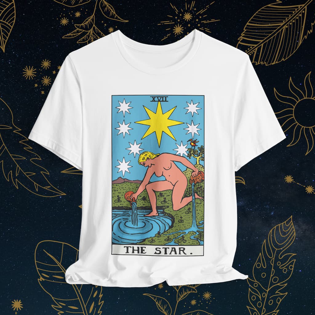 ✨ Tricou Unisex Tarotera® The Star: Confort & Calitate