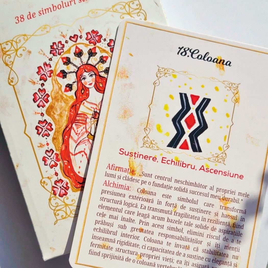 ✨ Magia Iei – Oracol Românesc cu 38 de Simboluri Străbune, Creat de Ionela Anton 🔮
