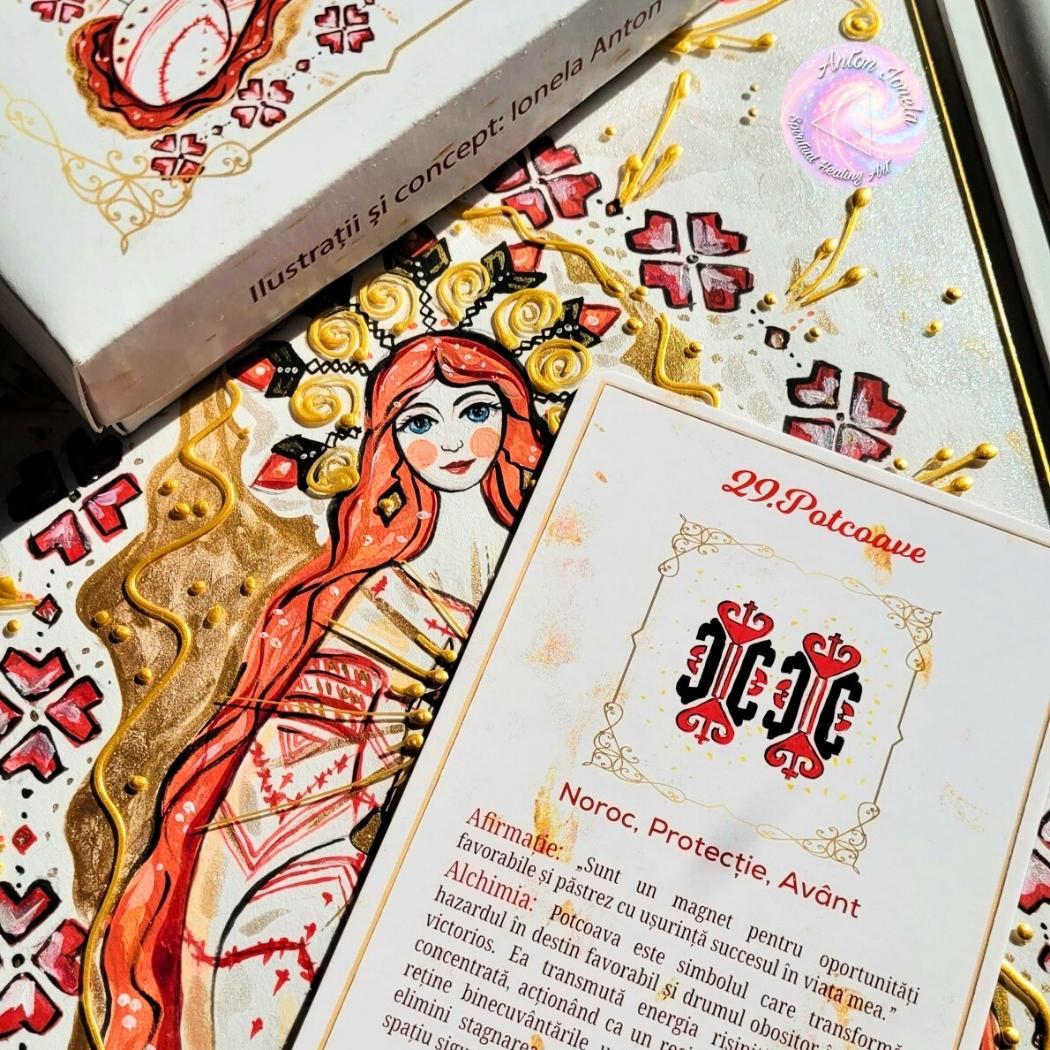✨ Magia Iei – Oracol Românesc cu 38 de Simboluri Străbune, Creat de Ionela Anton 🔮