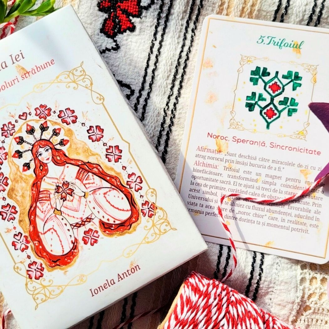 ✨ Magia Iei – Oracol Românesc cu 38 de Simboluri Străbune, Creat de Ionela Anton 🔮