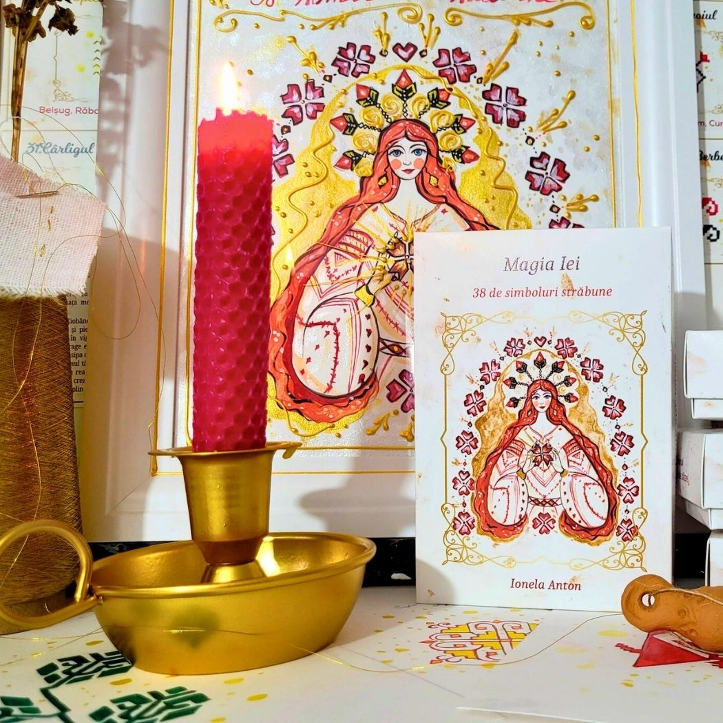 ✨ Magia Iei – Oracol Românesc cu 38 de Simboluri Străbune, Creat de Ionela Anton 🔮