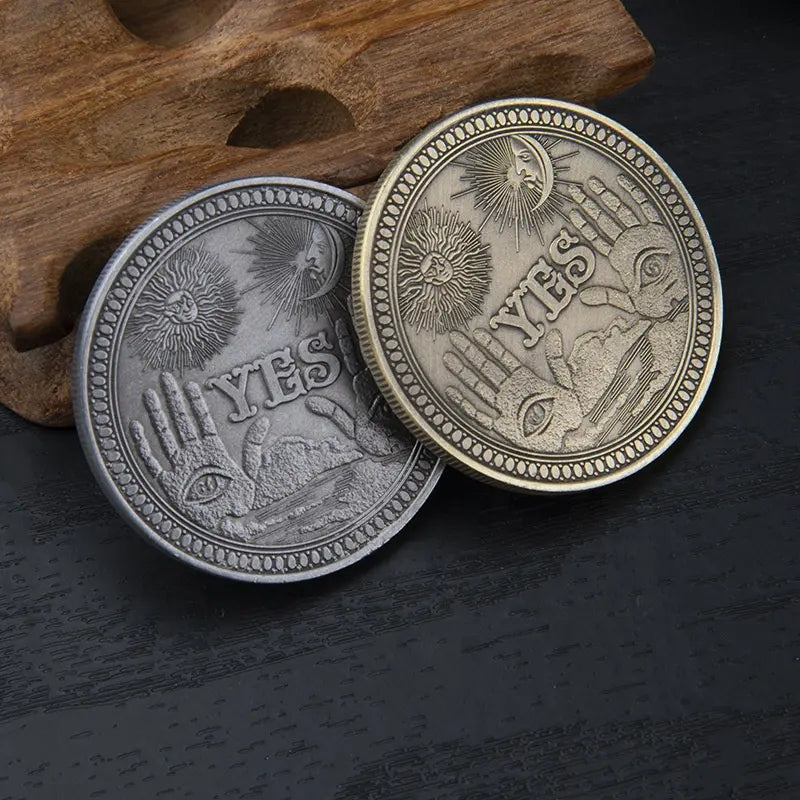 Moneda Deciziilor🪙: Moneda Da/Nu pentru Decizii Rapide și Noroc – Colecționabil