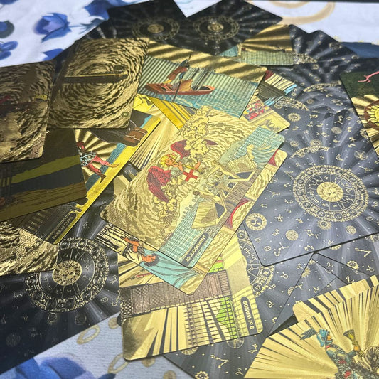 Pachet Tarot Panoramic Orizontal TAROTERA® – 78 de Cărți cu Ilustrații Unice