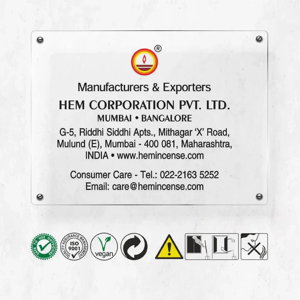 Set Bețișoare Parfumate HEM Seven Chakras – 7×20 Bucăți + Suport Cadou – Purificare, Echilibru & Meditație