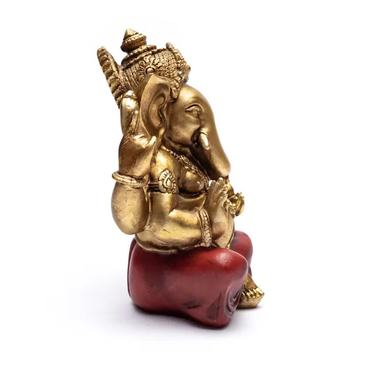 ✨ Statuetă Feng Shui Ganesha din Rășină – 11.5 x 8 cm – Energia Prosperității & Înțelepciunii