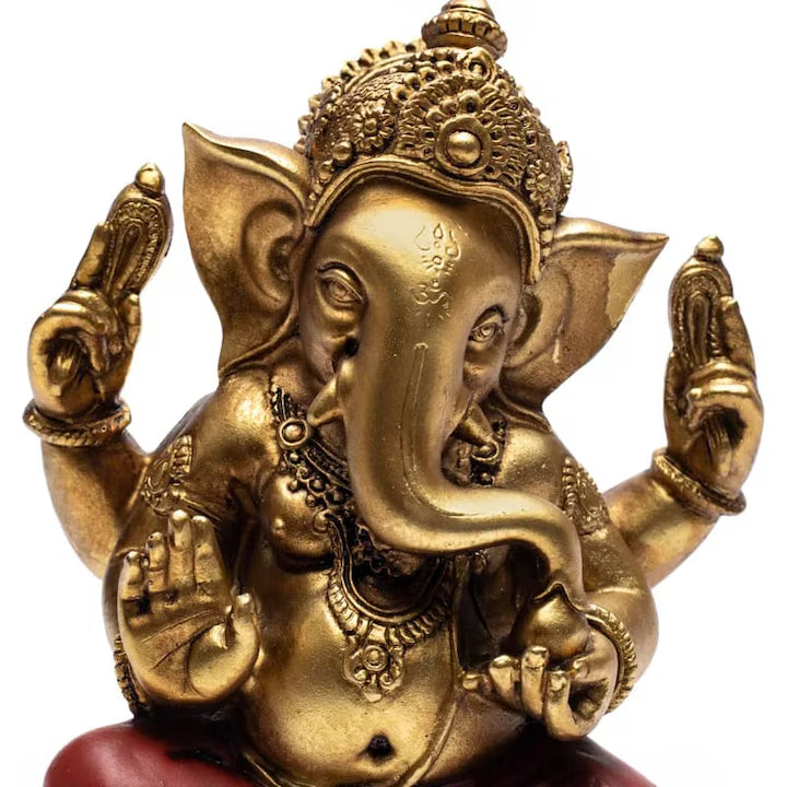 ✨ Statuetă Feng Shui Ganesha din Rășină – 11.5 x 8 cm – Energia Prosperității & Înțelepciunii