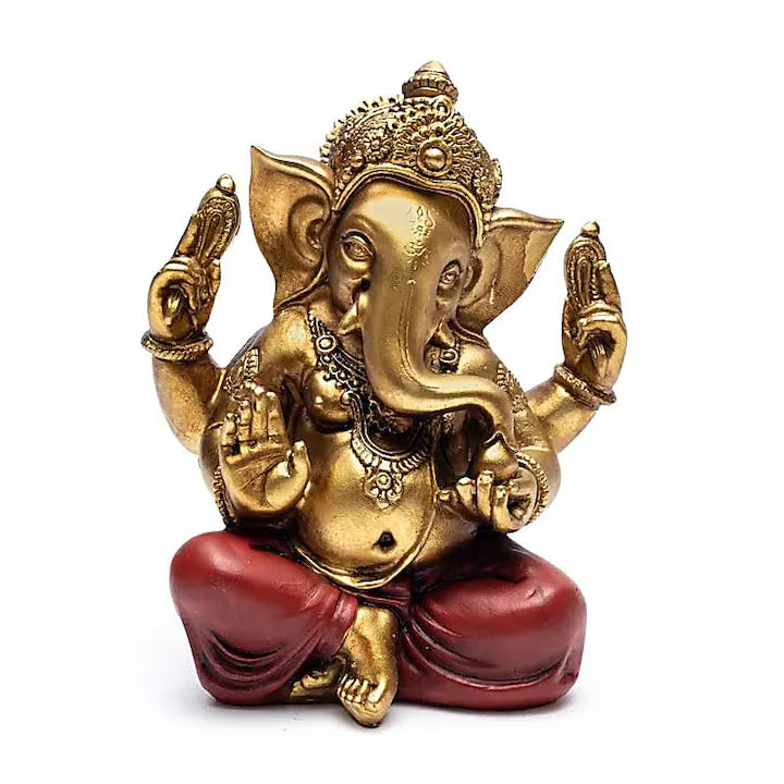 ✨ Statuetă Feng Shui Ganesha din Rășină – 11.5 x 8 cm – Energia Prosperității & Înțelepciunii